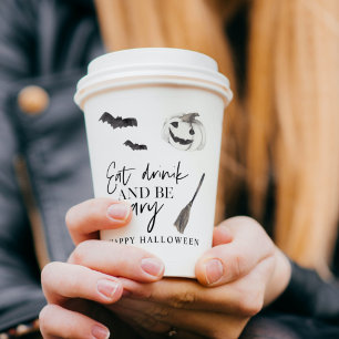 食べ飲んで怖い  ハッピーハローウィン 紙コップ