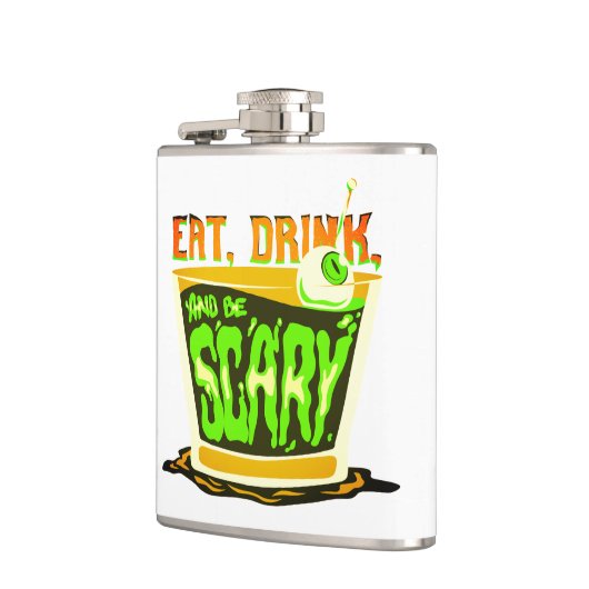 食べ飲んで怖い フラスク (左)