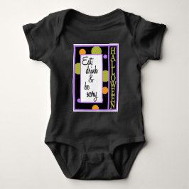 食べ飲んで怖い ベビーボディスーツ