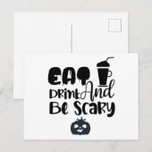 食べ飲んで怖い ポストカード (正面/裏面)