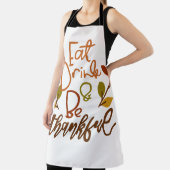 食べ飲んで感謝する エプロン (インサイチュ)