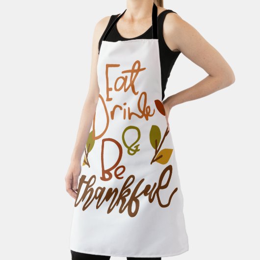 食べ飲んで感謝する エプロン (インサイチュ)