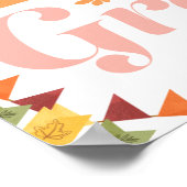 食べ飲んで感謝する ポスター (角)