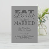 食べ飲んで結婚したいる 招待状 (スタンド正面)