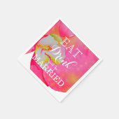 食べ飲んで結婚した スタンダードカクテルナプキン (角)