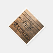 食べ飲んで結婚した スタンダードカクテルナプキン (角)