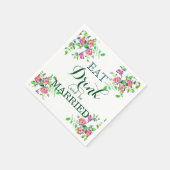 食べ飲んで結婚した スタンダードカクテルナプキン (角)