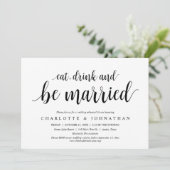食べ飲んで行結婚したく、リハーサル 招待状 (スタンド正面)