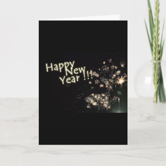 食べ飲んで非常に新しいメリー年になる シーズンカード (正面)