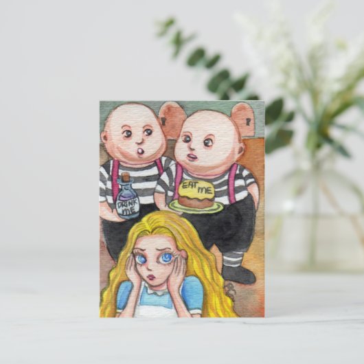 食べ飲んで ポストカード (スタンド正面)