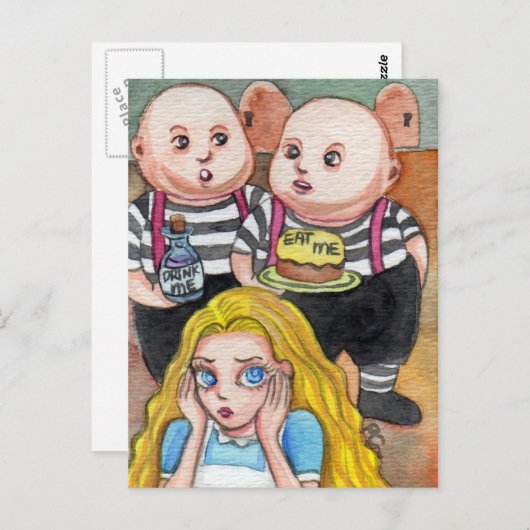 食べ飲んで ポストカード (正面/裏面)
