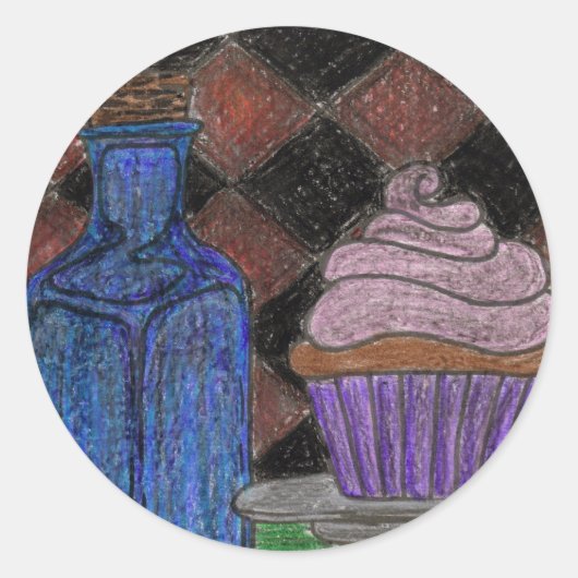 食べ飲んで。 ラウンドシール (正面)