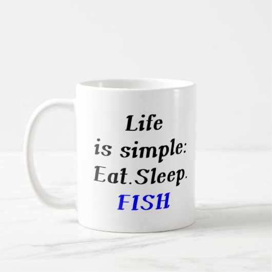 食べ魚 コーヒーマグカップ (左)