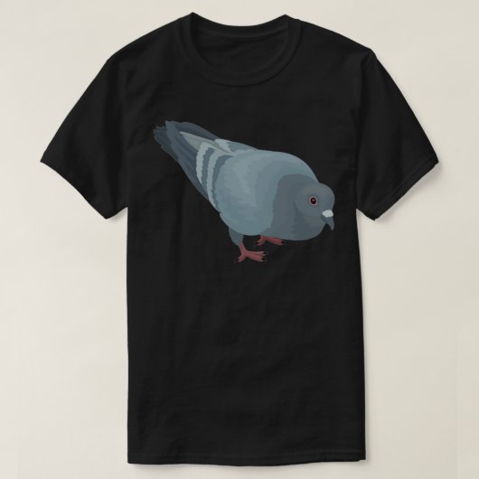食べ鳩2 Tシャツ (デザイン正面)