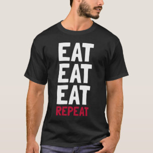 食べ,,,を繰り食べ返す Tシャツ