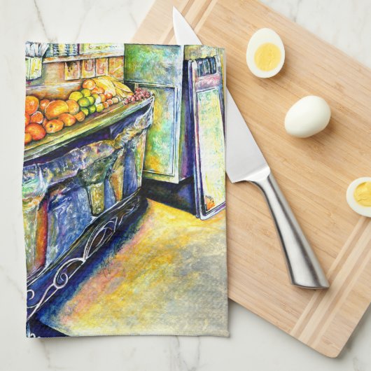 食べ キッチンタオル (四つ折り)