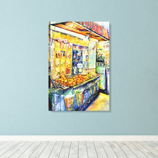 食べ キャンバスプリント (インサイチュ (ウッドフロア))