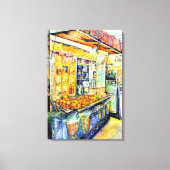 食べ キャンバスプリント (正面)