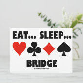 食べ...スリープ……ブリッジ(ブリッジゲームの姿勢) 招待状 (スタンド正面)