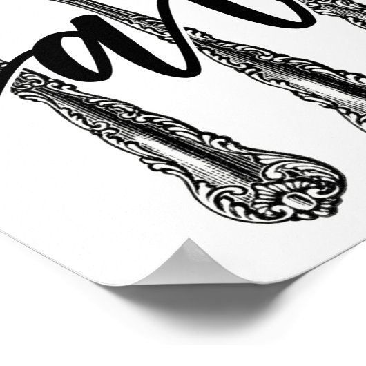 食べ ポスター (角)