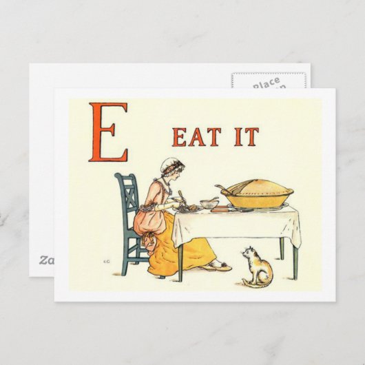 食べ ポストカード (正面/裏面)