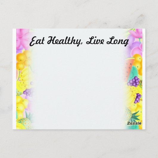 食べ ポストカード (裏面)