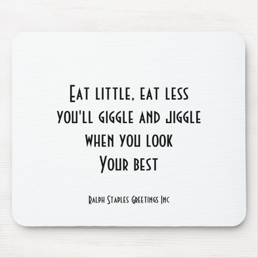 食べ マウスパッド (正面)