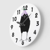 食べ ラージ壁時計 (傾斜)