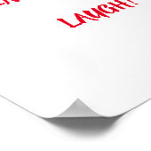 食べ!楽しむ!笑え！愛!引用文ポスター ポスター (角)