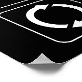 食べ.眠れ。ばか者。繰り ポスター (角)