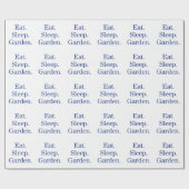 食べ.眠れ。ガーデン。 ラッピングペーパー (フラット)