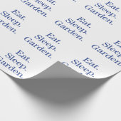 食べ.眠れ。ガーデン。 ラッピングペーパー (角)