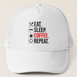 食べ.眠れ。コーヒー.繰り キャップ