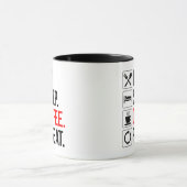 食べ.眠れ。コーヒー.繰り マグカップ (中央)