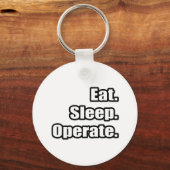 食べ.眠れ。操作。 キーホルダー (正面)