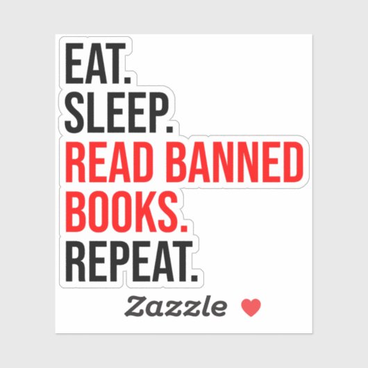 食べ.眠れ。本読を禁止。繰り シール (シート)