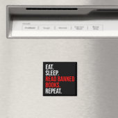 食べ.眠れ。本読を禁止。繰り マグネット (インサイチュ (食洗機))