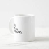 食べ.眠れ。正装法。 コーヒーマグカップ (正面左)