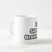食べ.眠れ。泌尿器科。 コーヒーマグカップ (正面左)