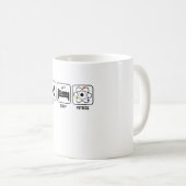 食べ.眠れ。物理 コーヒーマグカップ (正面右)