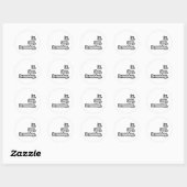 食べ.眠れ。皮膚科。 ラウンドシール (シート)