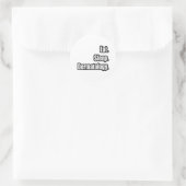 食べ.眠れ。皮膚科。 ラウンドシール (バッグ)