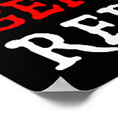 食べ.眠れ。系図学。繰り返す。 ポスター (角)