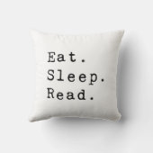 食べ.眠れ。読. クッション (裏面)