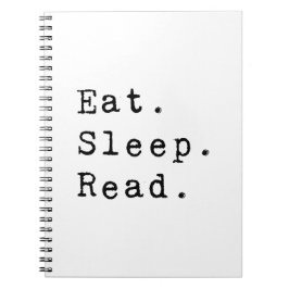 食べ.眠れ。読. ノートブック