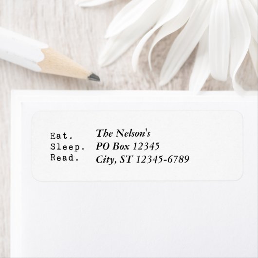 食べ.眠れ。読. ラベル (インサイチュ)