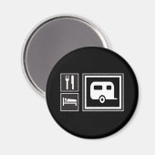 食べ.眠れ。rv! マグネット (正面/裏面)