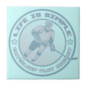 食べ，睡眠遊，ホッケータイル タイル (正面)