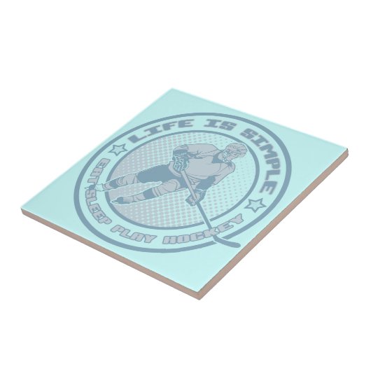 食べ，睡眠遊，ホッケータイル タイル (側面)