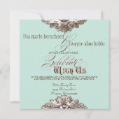 食べ, Drink n Getスクリプ結婚したト結婚式招待状 招待状 (裏面)